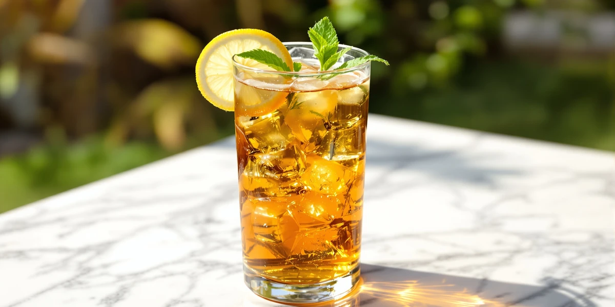 mrożona niesłodzona herbata