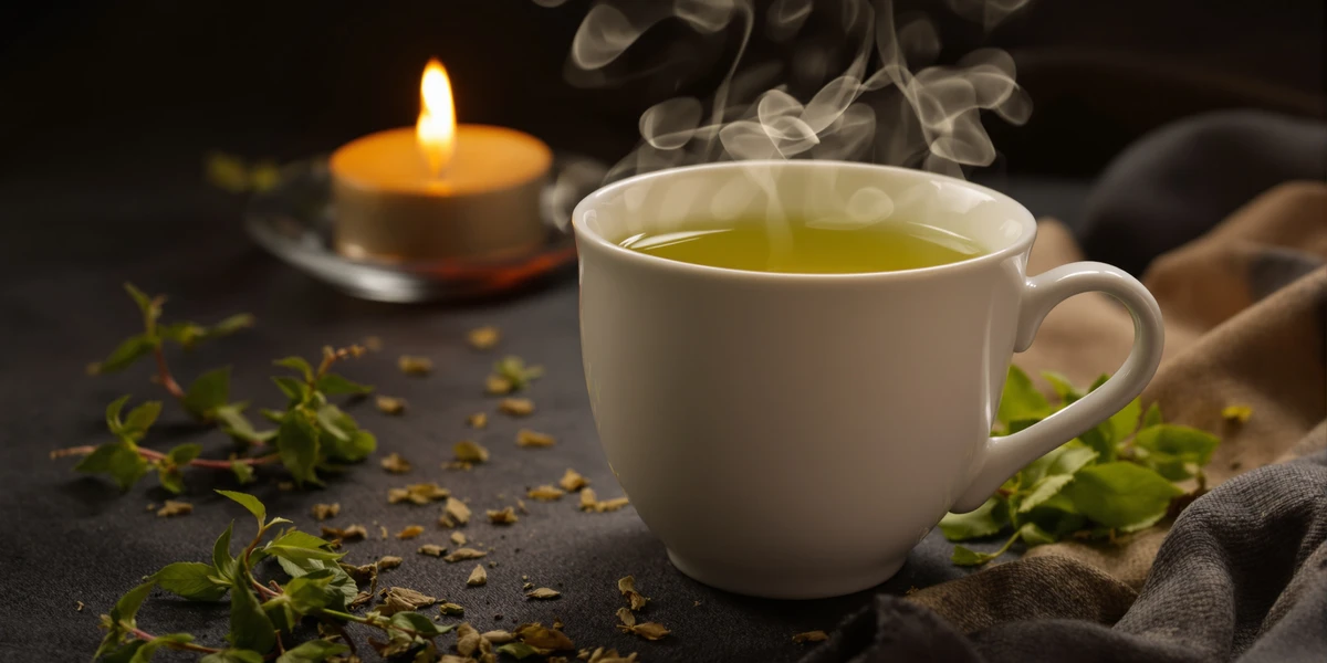 napar z melisy z miodem