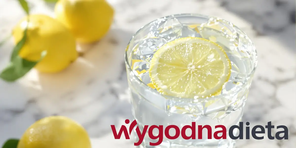 szklanka wody z cytryną