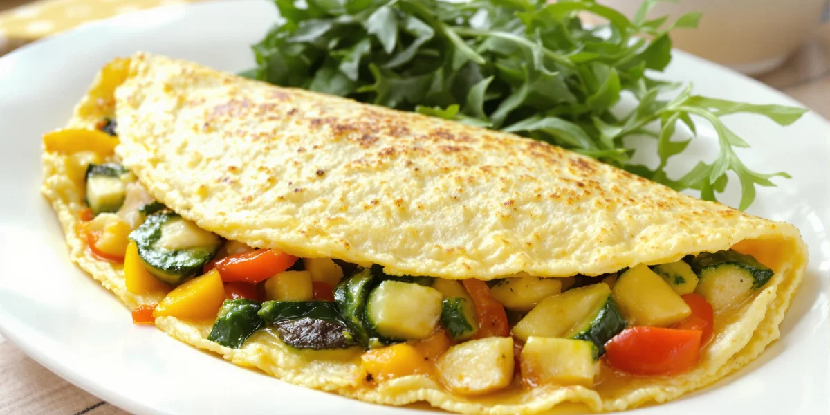 omlet z cukinią
