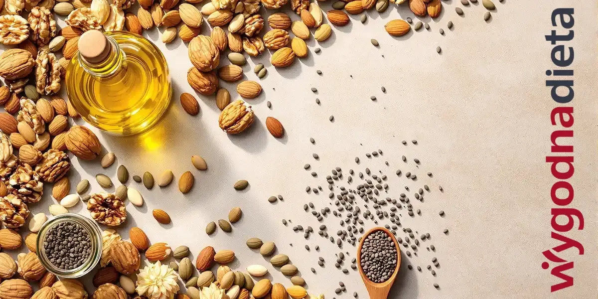 różnego rodzaju orzechy oraz oliwa z oliwek