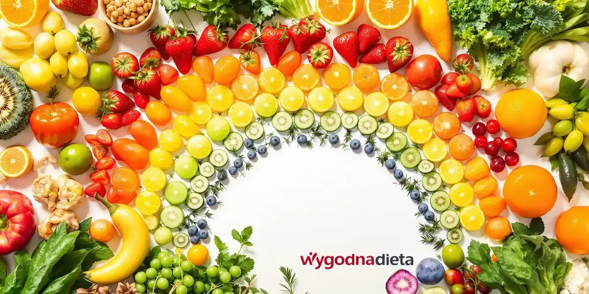 kolorowe warzywa i owoce