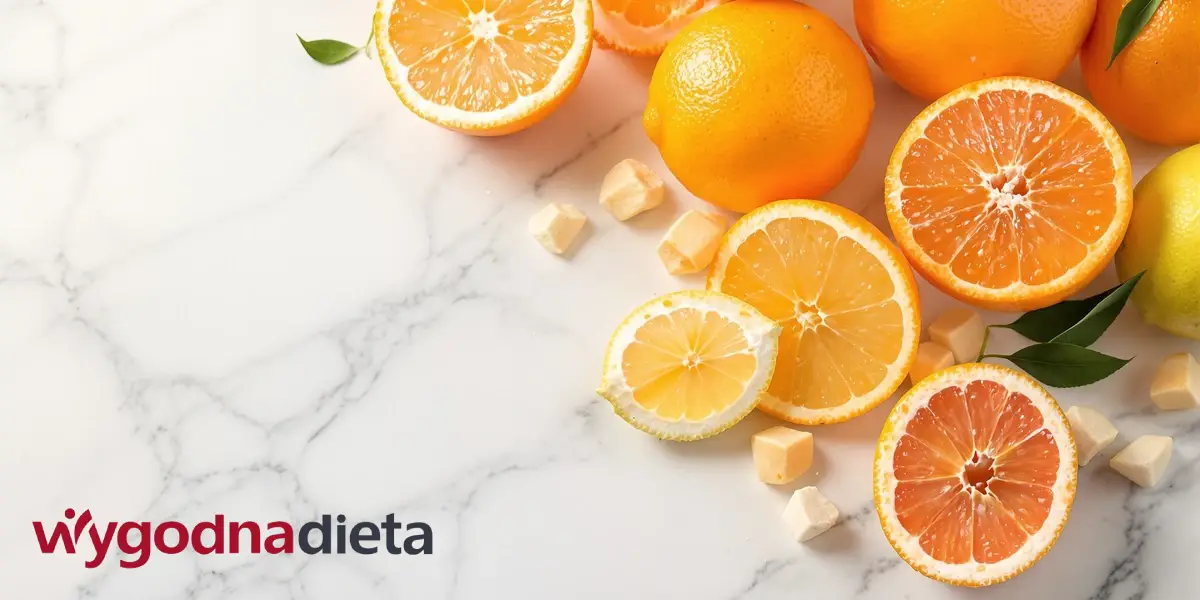 grejpfruty, pomarańcze i cytryny zawierające witaminę C