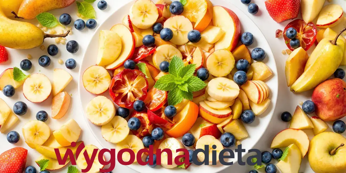 różnorodne owoce