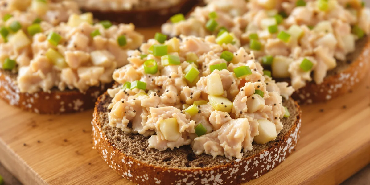 pasta z tuńczyka z pieczywem