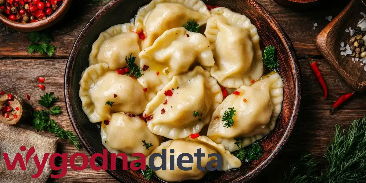 wegańskie pierogi z grzybami