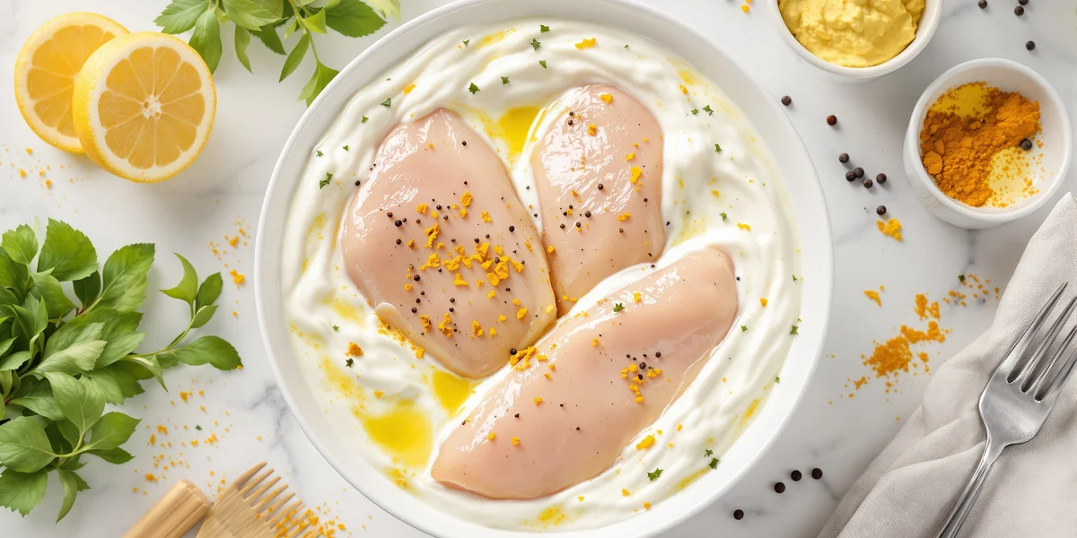 pierś z kurczaka zamarynowana z jogurcie