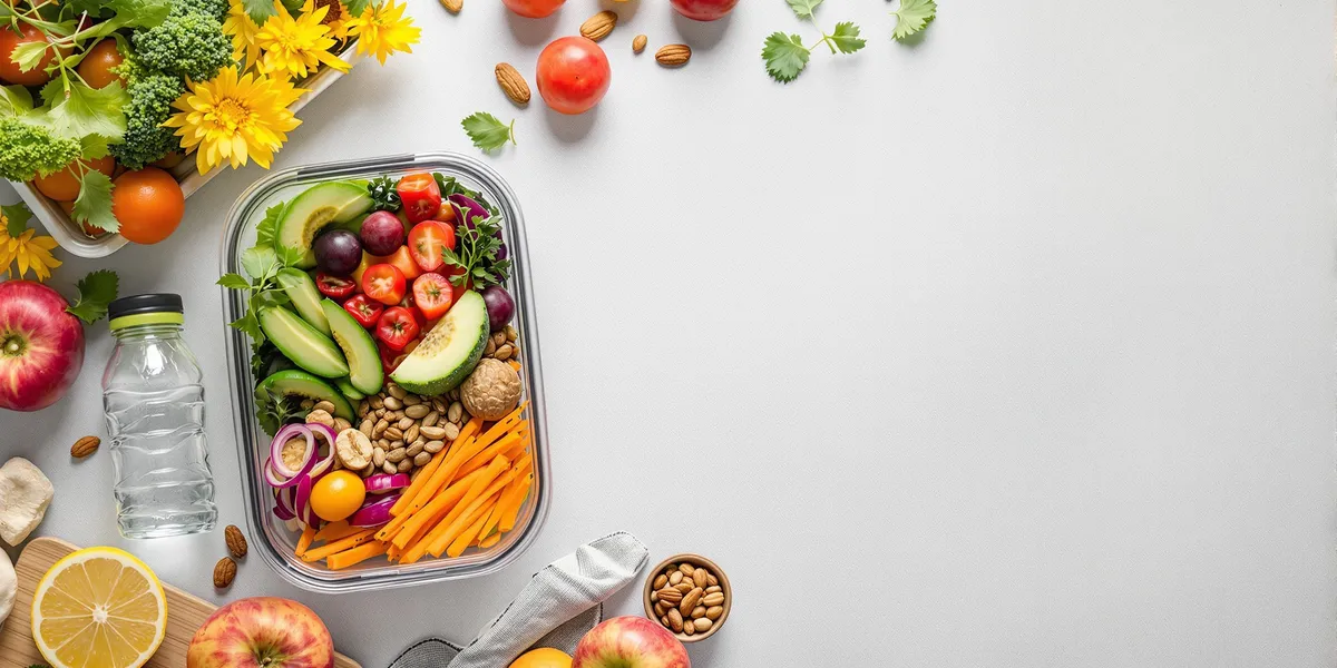 zdrowy posiłek w lunch boxie