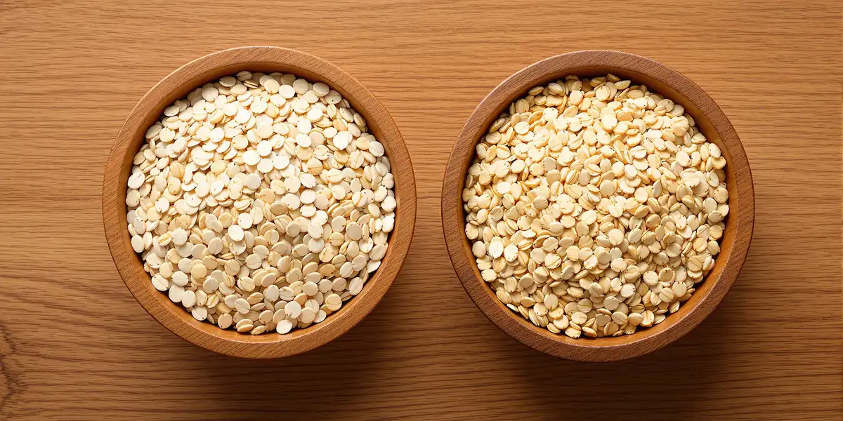 miska płatków owsianych górskich i błyskawicznych