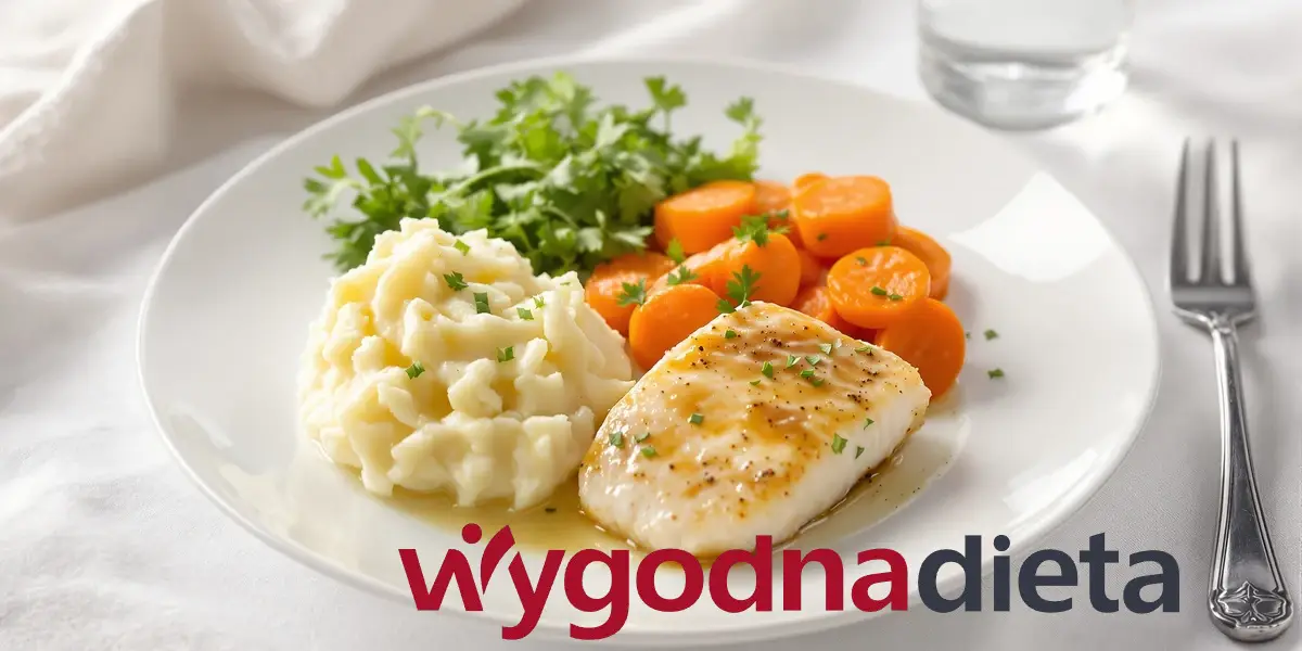 lekkostrawny posiłek na talerzu