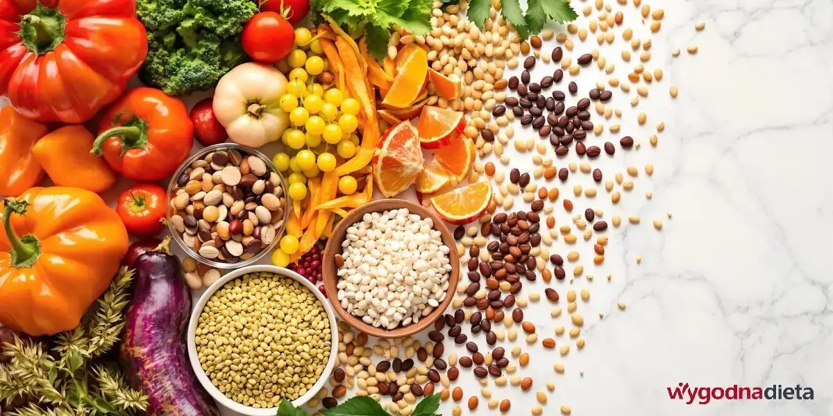 warzywa, rośliny strączkowe i owoce bogate w błonnik
