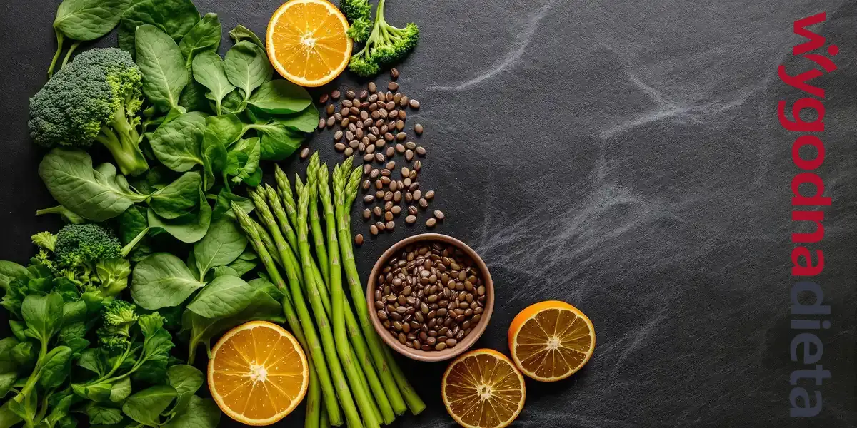 warzywa i owoce bogate w kwas foliowy