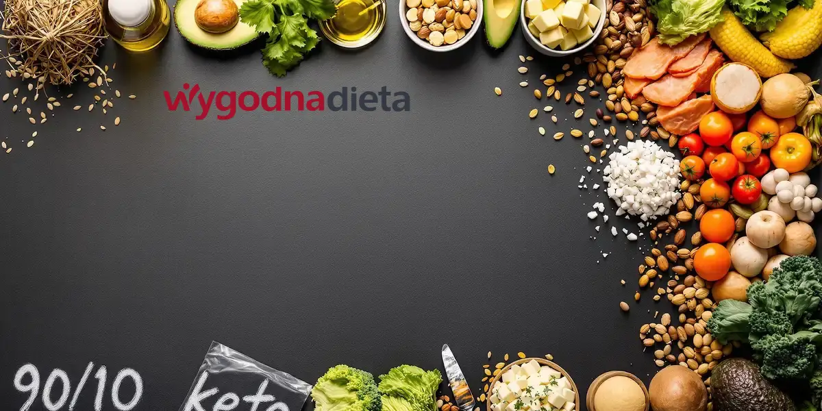 proporcje w diecie keto czyli zasada 90% energii z tłuszczu, 10% z węglowodanów