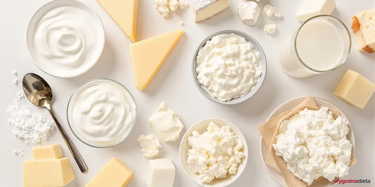 jogurt, serek wiejski, ser żółty, biały twaróg
