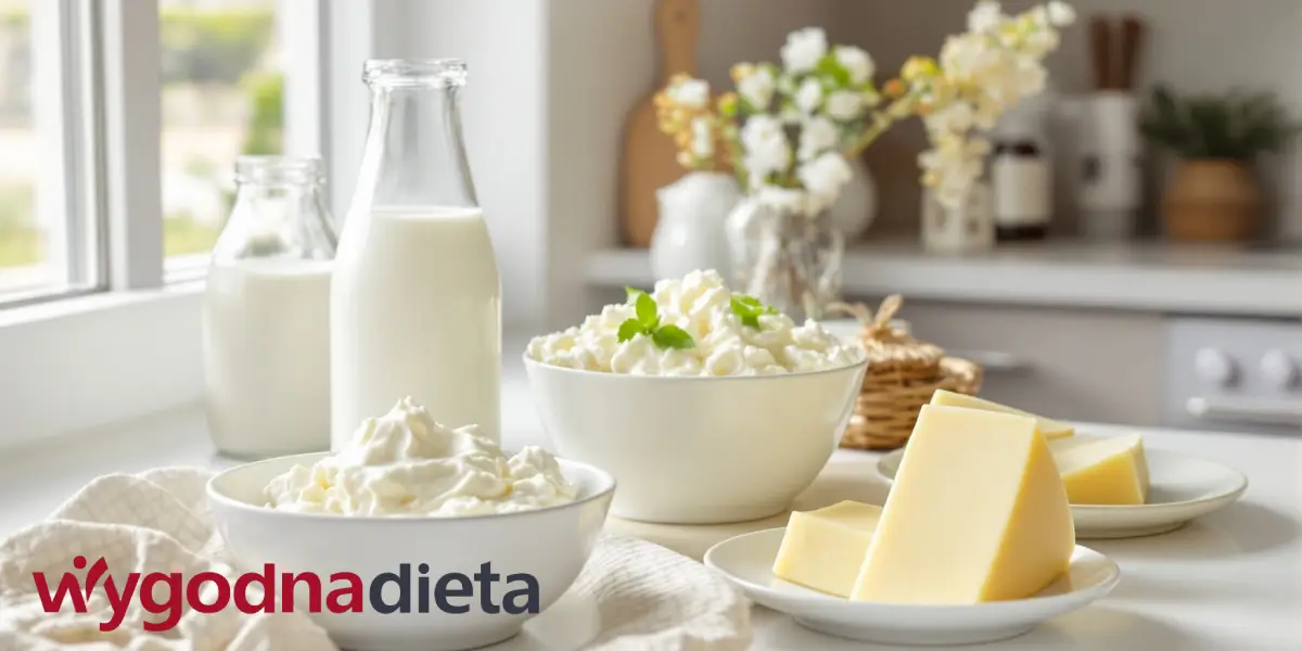 produkty mleczne: masło, mleczne i jogurt naturalny