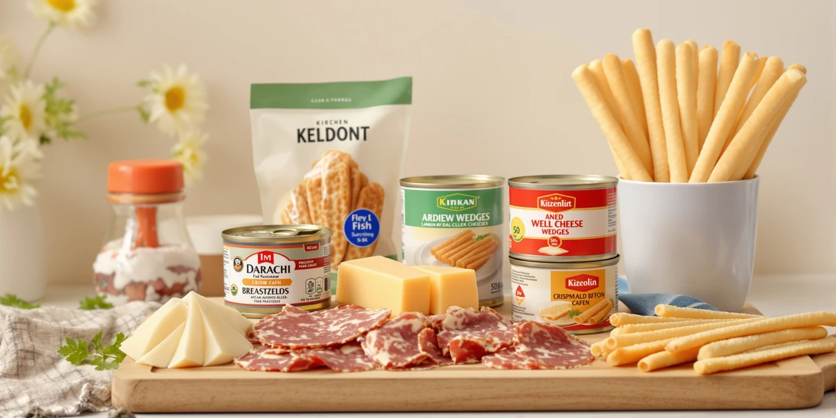 Produkty przetworzone na desce drewnianej