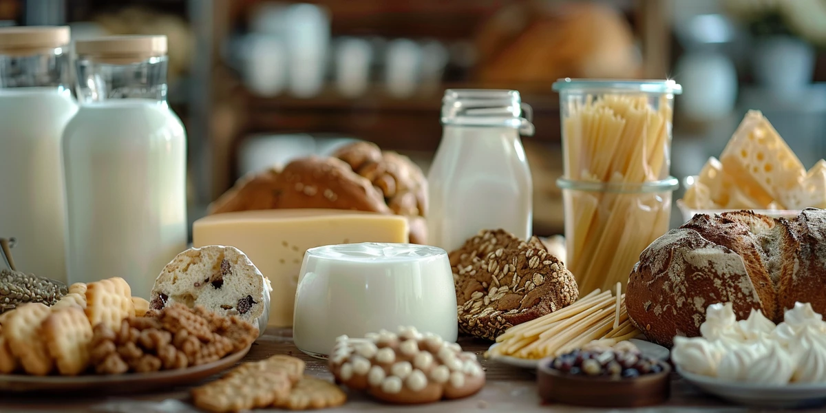 produkty zawierające laktoze i gluten