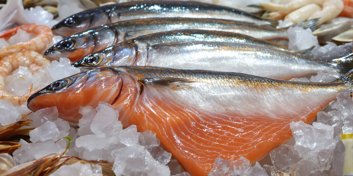 krewetki i ryby świeże