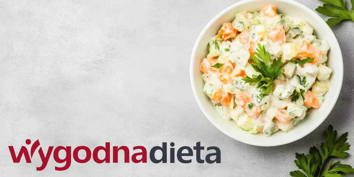 sałatka jarzynowa z ziemniakami na wigilijny stół