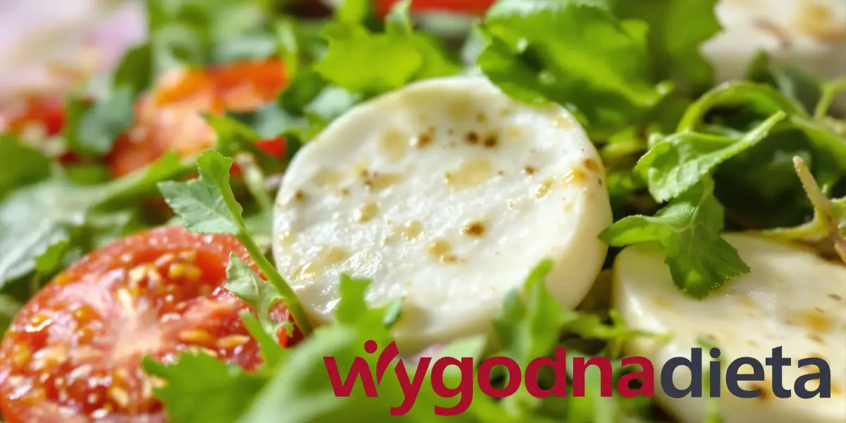 sałatka z mozzarellą i pomidorem