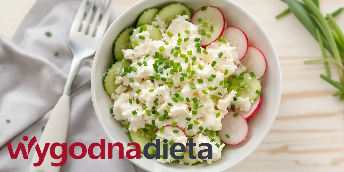 serek wiejski z dodatkiem warzyw