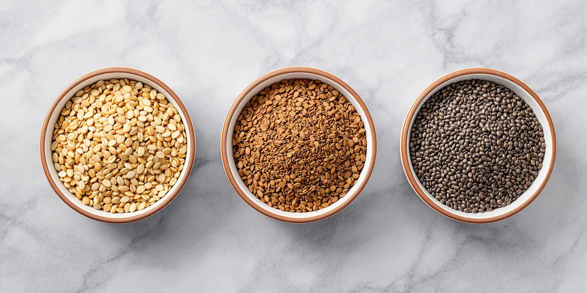 siemię lniane i nasiona chia