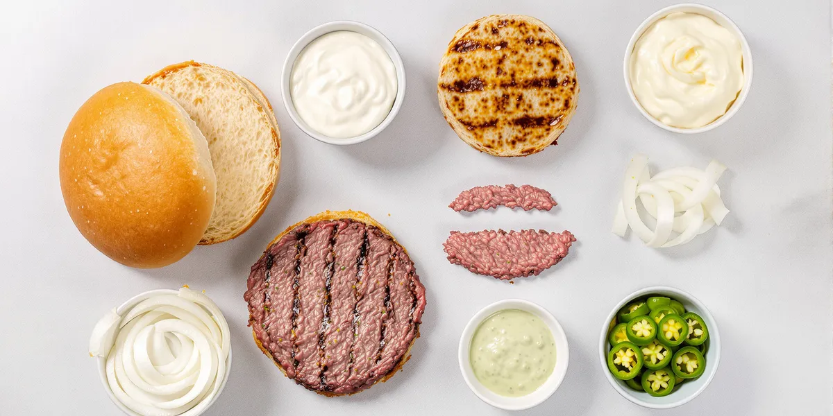 składniki burgera jalapeno