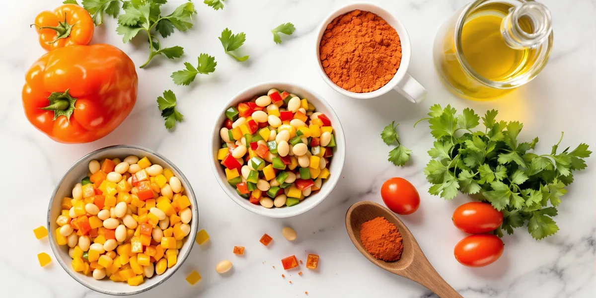 Składniki do fasolki po bretońsku