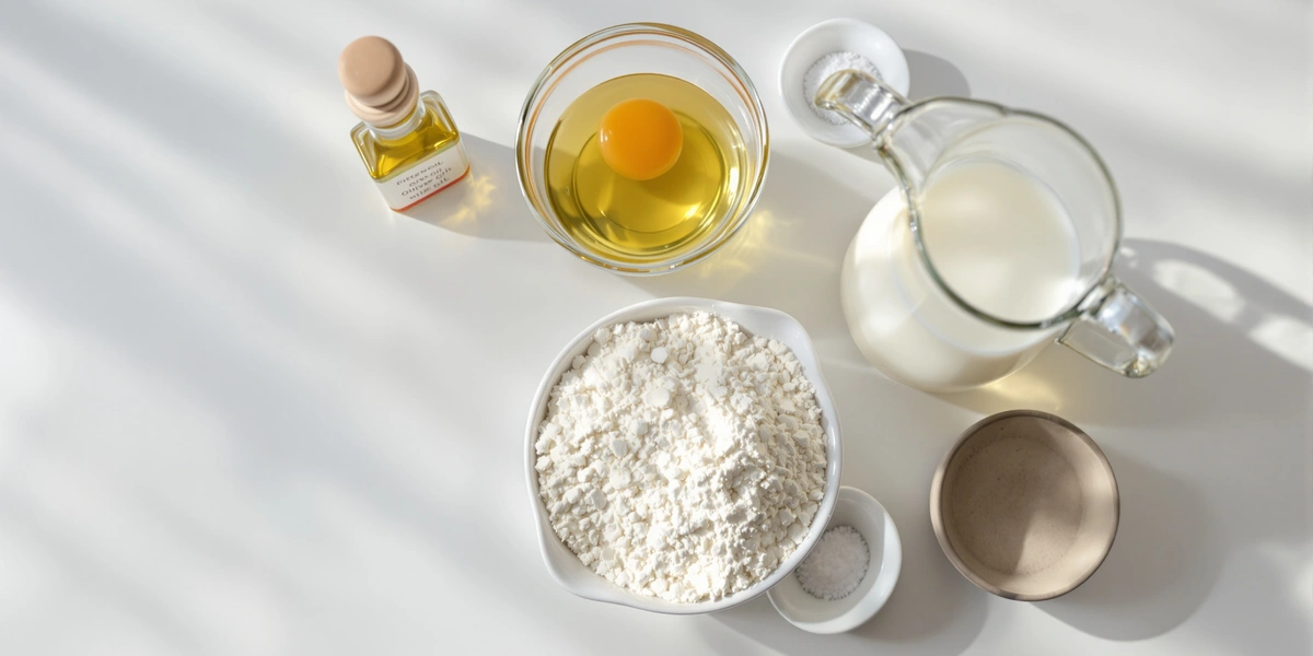 Składniki do naleśników