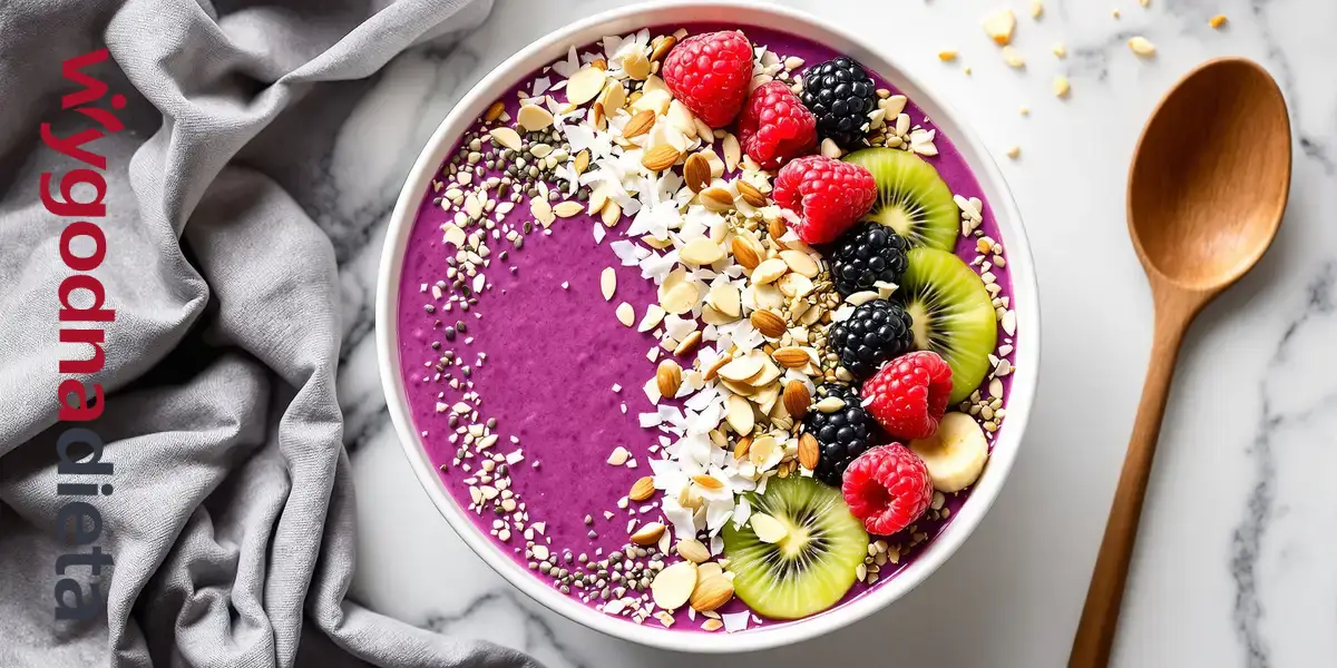 smoothie bowl z nasionami