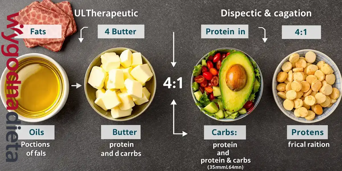 grafika przedstawiająca stosunek makroskładników 4:1