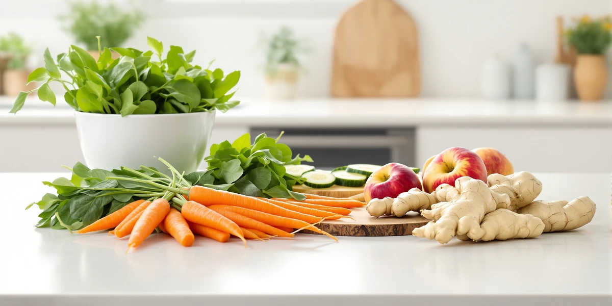 Świeże warzywa i owoce, kuchnia