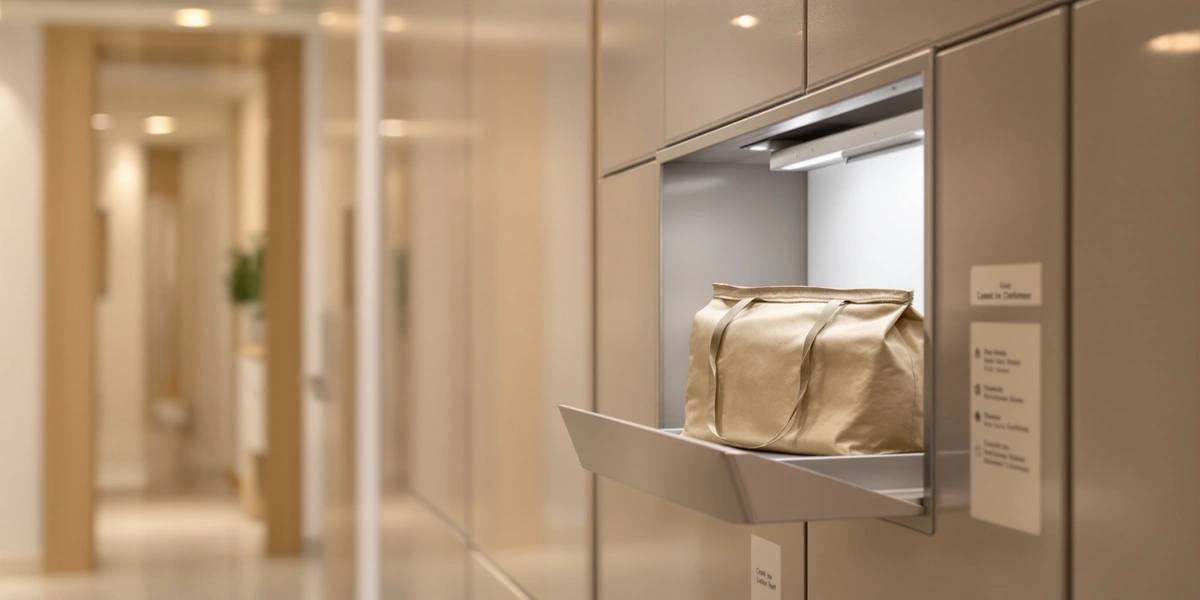 Torba cateringowa w skrytce paczkowej