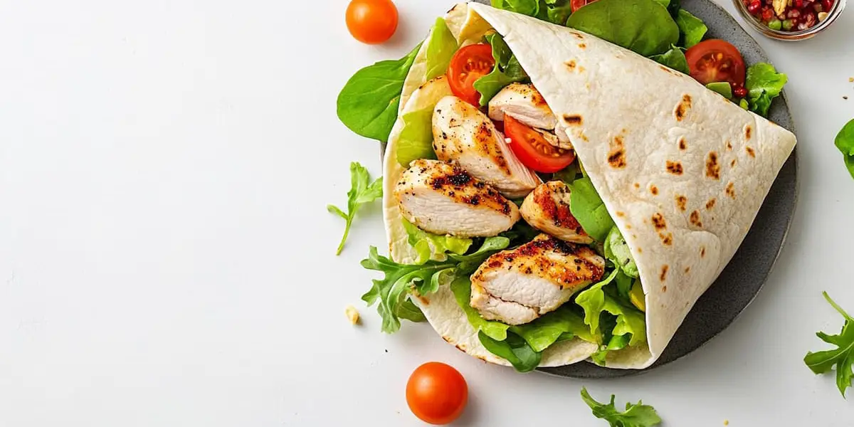 fit wrap z kurczakiem