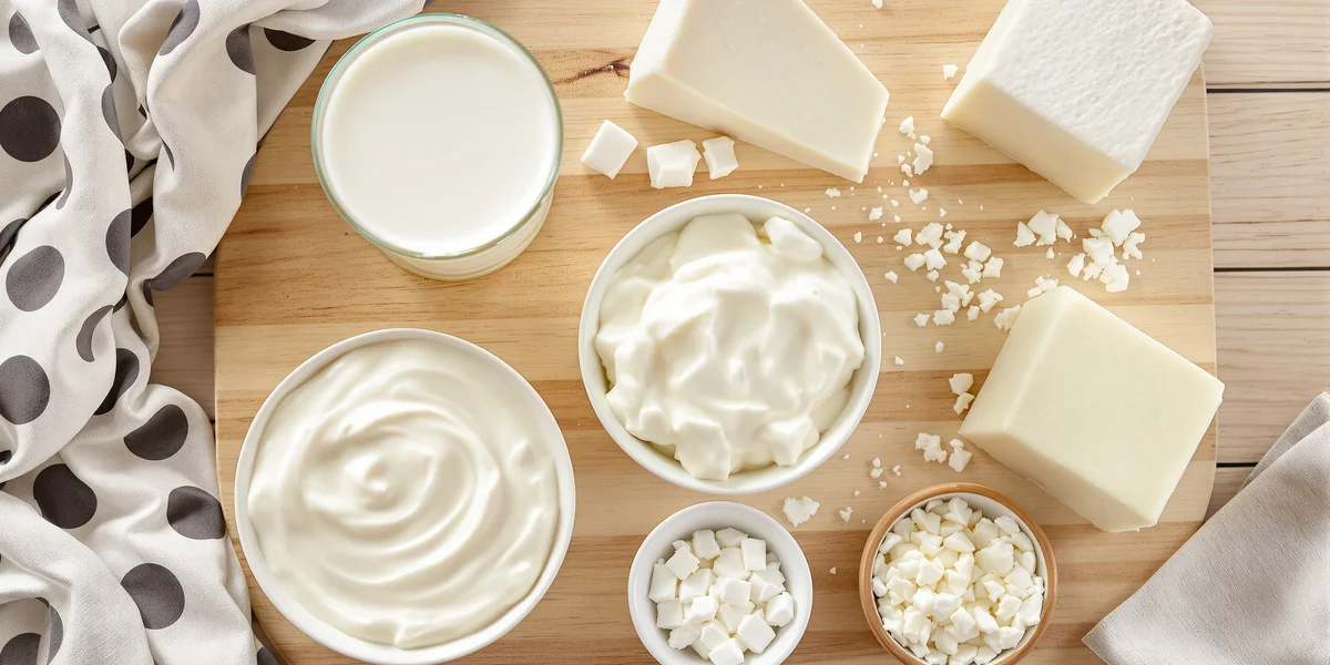 jogurt, kefir i twaróg źródłem wapnia i witaminy D