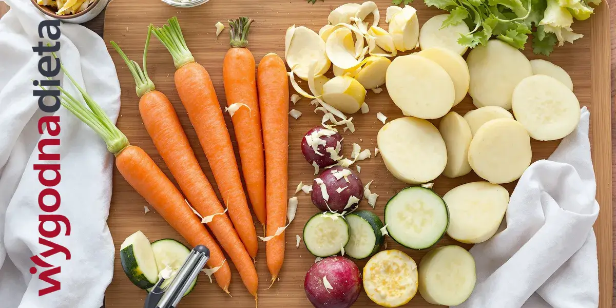 marchew, cukinia, buraki i seler przed obraniem