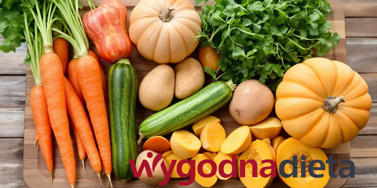 marchew, dynia, cukinia, ziemniaki