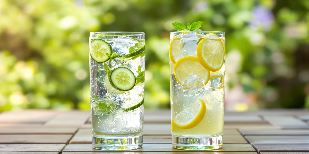 lemoniada ogórkowa i cytrynowa
