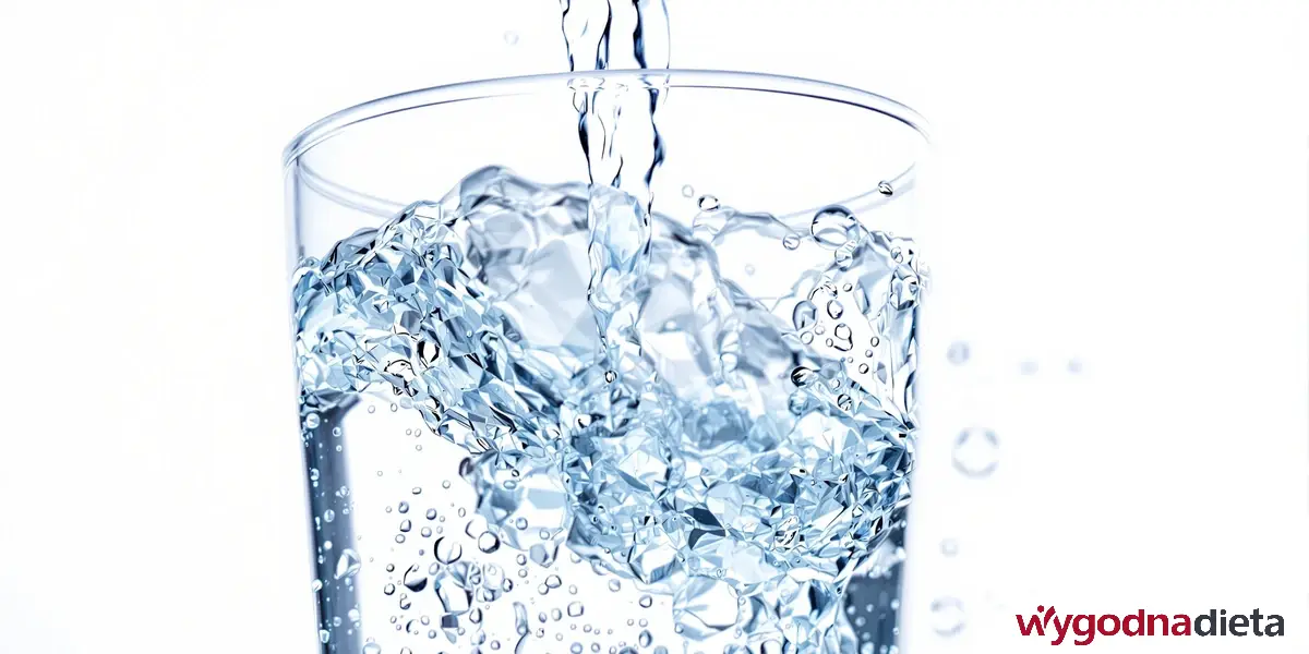 szklanka z wodą mineralną