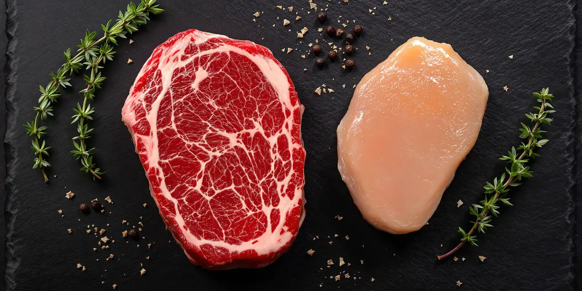 mięso czerwone i białe