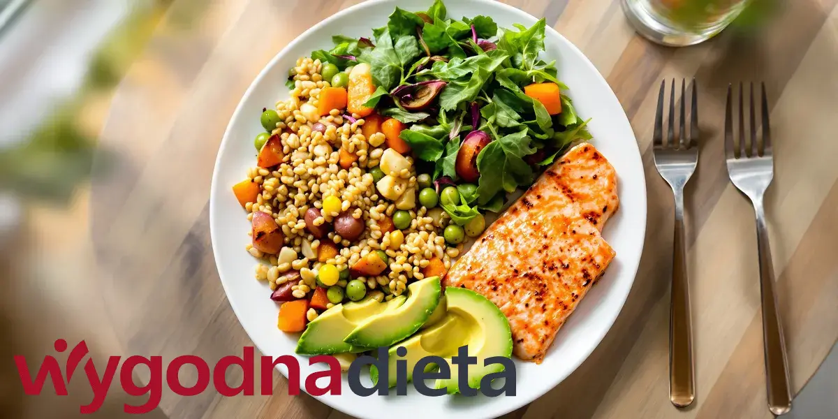 zbilansowany posiłek dla kobiety