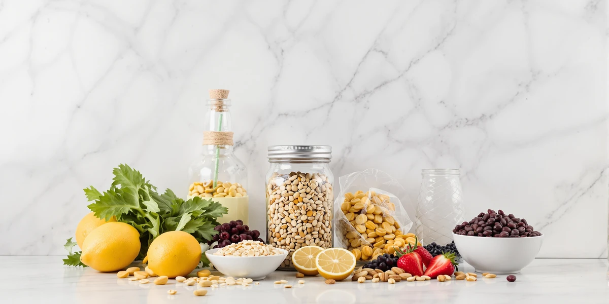 Zdrowa żywność, zboża, owoce