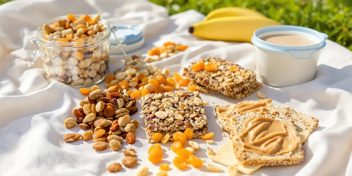 Zdrowe przekąski podróżne na pikniku