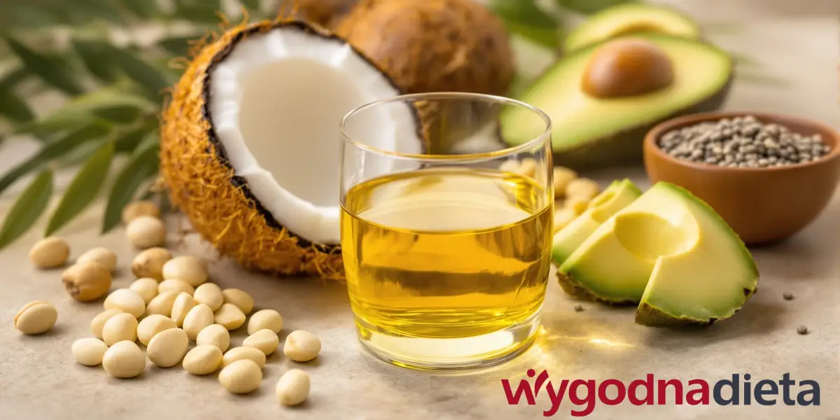 kokos, oliwa z oliwek, awokado i orzechy