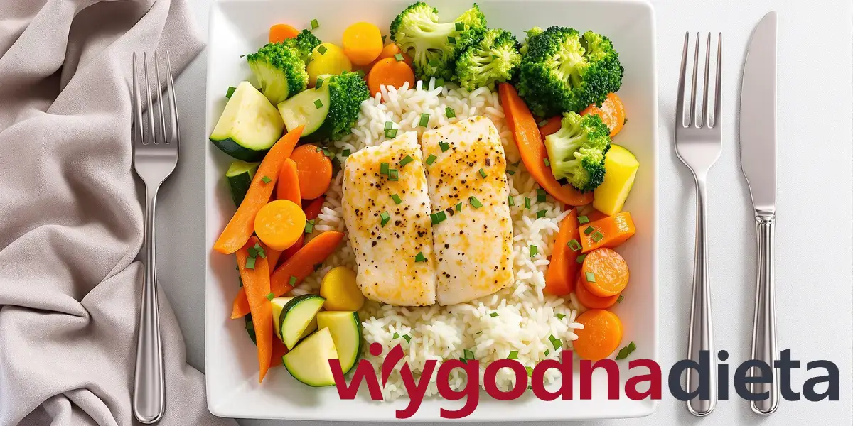 zbilansowany talerz na diecie lekkostrawnej dla kobiet w ciąży