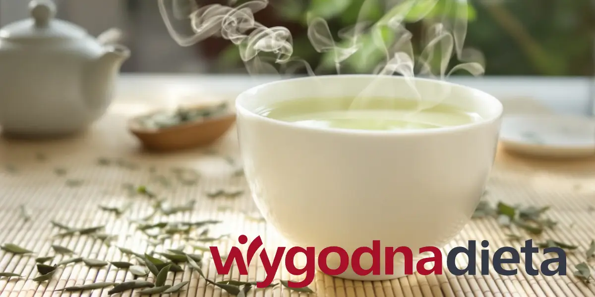 filiżanka zielonej herbaty