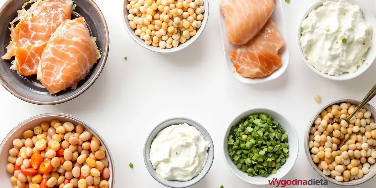 ciecierzyca, fasola, jogurt