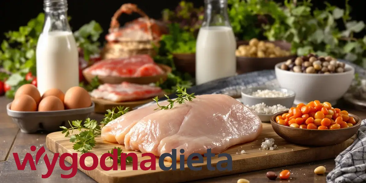 mięso, mleko, jajka i inne rodzaje białka