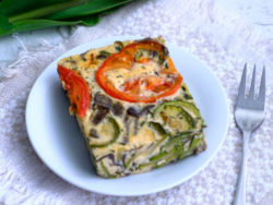 
Healthy gratin made with vegetables, vegetarian diet in Warsaw